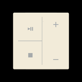 2CKA006199A0256 Busch-Jaeger Abdeckung 4-fach für Trevion Keypad / Symbolik Mu Produktbild front M