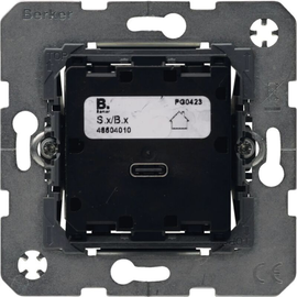 48604010 Berker USB PD Power Modul, 65W, S/B Produktbild front M