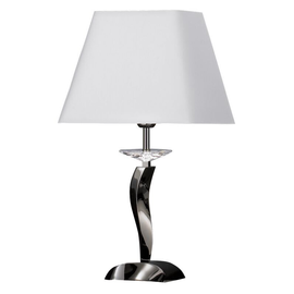 00829061 Brumberg Tischleuchte, schwarzchrom glänzend, E27, 1x60 W max. Produktbild front M