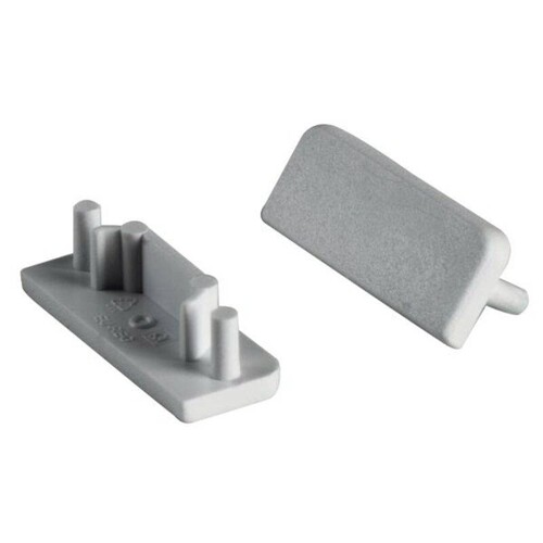 53114260 Brumberg Endkappen-Set zu LED- Anbauprofil 53602, silber Produktbild Front View L