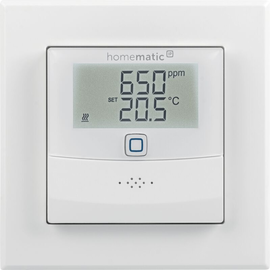 158330A0 EQ-3 Homematic Homematic IP Wired CO2 Sensor mit Display Produktbild front M
