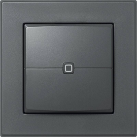 159891A0 EQ-3 Homematic Homematic IP Wired Wandtaster-2-fach, anthrazit Produktbild