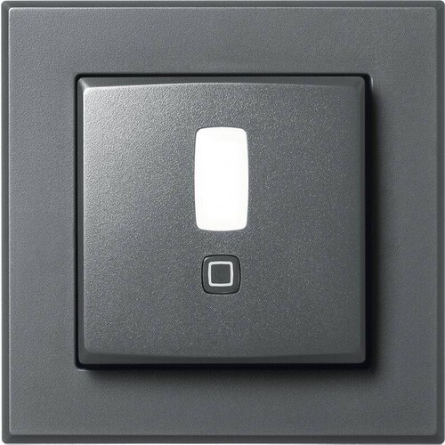 159903A0 EQ-3 Homematic Homematic IP Bewegungsmelder für 55er Rahmen-innen,  Produktbild Front View L