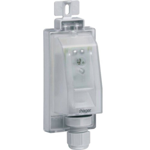 EK088 Hager THERMOSTAT Produktbild Front View L