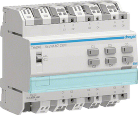 TYA606E Hager SCHALT-/JALOUSI Produktbild front M