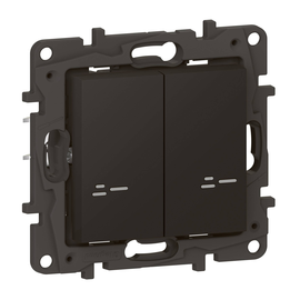 863832 Legrand Niloe Step with Netatmo Serienschalter 2 x 250W pro Kanal Farbe Produktbild front M