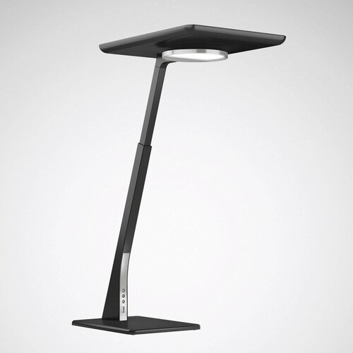 7094459 Trilux Tischleuchten Bicult T HCL Prismen schwarz 54W 5580lm Wide red Produktbild