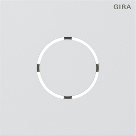 5578902 Gira Frontpl. Sprachmodul System 106 Verkehrsweiß(lack.) Produktbild front M