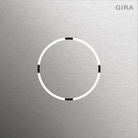 5578914 Gira Frontpl. Sprachmodul System 106 Edelstahl V4A Produktbild front M