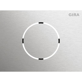 5579914 Gira Frontpl. Türstationsmodul System 106 Edelstahl V4A Produktbild front M