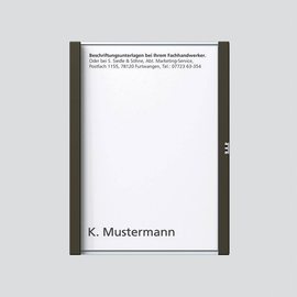 200029783-00 Siedle TM 612-1, BTM 650-01 GM Namensschild kpl. TM 612-1/ BTM 650- Produktbild front M