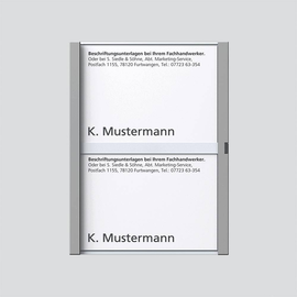 200029789-00 Siedle TM 612-2, BTM 650-02 TM Namensschild kpl. TM 612-2/ BTM 650- Produktbild front M