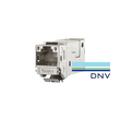 130910K-DNV Metz Connect E-DAT modul Cat.6A K Buchse T568A+T568B DNV-Keystone Produktbild front S