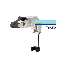 130E405042-DNV Metz Connect C6A RJ45 Field plug pro 360 DNV Produktbild front M
