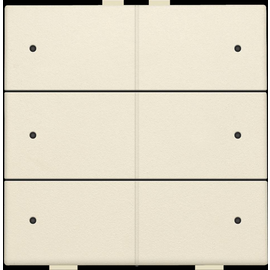 100-52206 Niko Sechsfach Taster mit LEDs und Komfort Sensoren für Niko Home Cont Produktbild front M