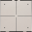 102-52204 Niko Vierfach Taster mit LEDs und Komfort Sensoren für Niko Home Cont Produktbild front S