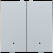 121-52202 Niko Zweifach Taster mit LEDs und Komfort Sensoren für Niko Home Cont Produktbild front S