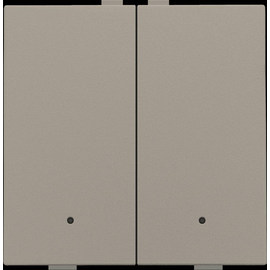 123-52202 Niko Zweifach Taster mit LEDs und Komfort Sensoren für Niko Home Cont Produktbild front M