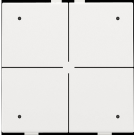 154-52204 Niko Vierfach Taster mit LEDs und Komfort Sensoren für Niko Home Cont Produktbild front M