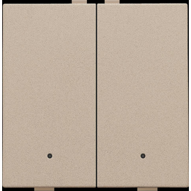157-52202 Niko Zweifach Taster mit LEDs und Komfort Sensoren für Niko Home Cont Produktbild front M