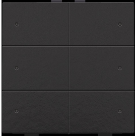 200-52206 Niko Sechsfach Taster mit LEDs und Komfort Sensoren für Niko Home Cont Produktbild front M