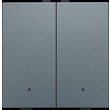 220-52202 Niko Zweifach Taster mit LEDs und Komfort Sensoren für Niko Home Cont Produktbild front S