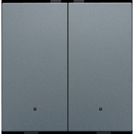 220-52202 Niko Zweifach Taster mit LEDs und Komfort Sensoren für Niko Home Cont Produktbild front M