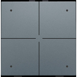 220-52204 Niko Vierfach Taster mit LEDs und Komfort Sensoren für Niko Home Cont Produktbild front M