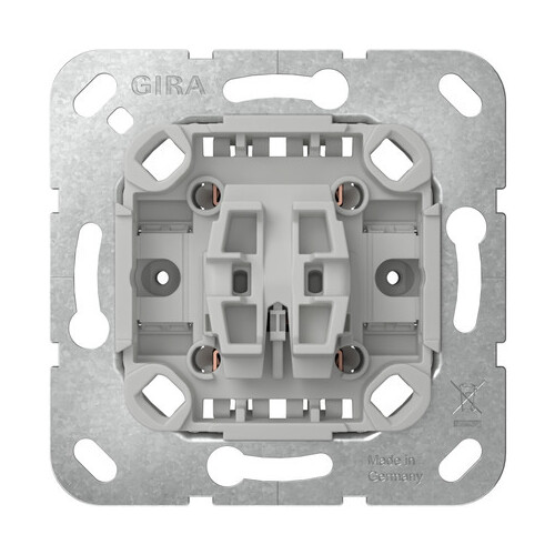 381700 Gira Wippschalter Kreuz o.Kr. Einsatz Produktbild Front View L