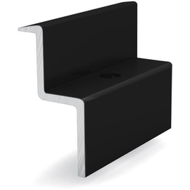 1004555 K2 Systems EndClamp Einzeln 34- 36, schwarz eloxiert Produktbild front M