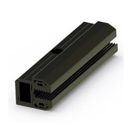1005646 K2 Systems Laminatendklemme Click 5.0, schwarz eloxiert Produktbild front M