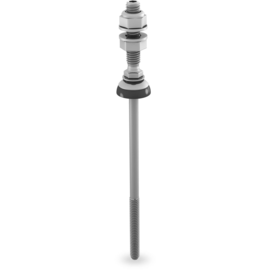 2003029 K2 Systems Solarbefestiger mit Faserzement Dichtung 8x115/70 für Stahl Produktbild front M