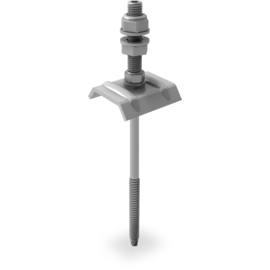 2003035 K2 Systems Solarbefestiger mit Kalotte 8x195/70 für Stahl Unterkonstru Produktbild front M