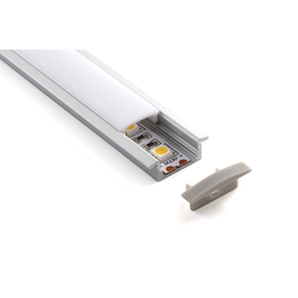 10505150 Spektra LED LED Aluminium Profil SPAL001-R 17,1X8,0-OP-EB Produktbild front M