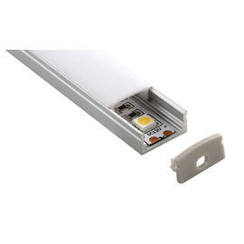 10505160 Spektra LED LED Aluminium Profil SPAL002-R 17,1X8,0-OP-AB Produktbild front M