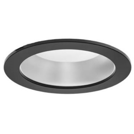 10014368 Spektra LED Abdeckring Downlight 8 Schwarz Rund Produktbild front M