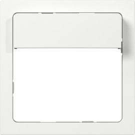 833803 Gira Adapterr. + Abd. Beweg.m. 1,10 m One System 55 Reinweiß Produktbild front M