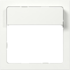 833827 Gira Adapterr. + Abd. Beweg.m. 1,10 m One System 55 Reinweiß m Produktbild front M