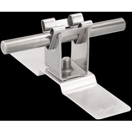 297140 Dehn Anformbarer Dachleitungshalter DEHNgrip H 20mm NIRO Produktbild front M