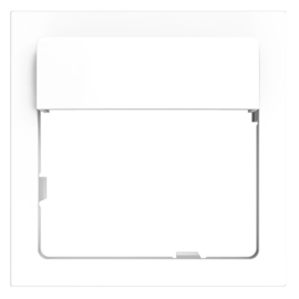 9070791 Theben Ausgleichsrahmen 45A GS WH, weiß Produktbild front M