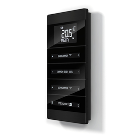 1157-01-sw Enertex KNX Premium, schwarz eloxiert Produktbild front M