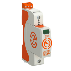 5095538 Obo V20-LCF-1+FS-280 SurgeController V20 leckstromfrei 1-pol Produktbild front M