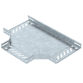 6038012 Obo RT 320 FT T-Stück für Kabelrinne, horizontal 35x200 Stahl tau Produktbild front M