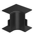 6191760 Obo WDK HI25040SW Inneneckhaube 25x40 Polyvinylchlorid tiefschwarz 9005 Produktbild front S
