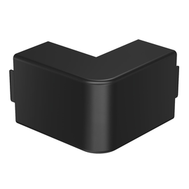 6191776 Obo WDK HA40060SW Außeneckhaube 40x60 Polyvinylchlorid tiefschwarz 9005 Produktbild front M