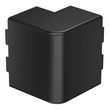 6191778 Obo WDK HA60110SW Außeneckhaube 60x110 Polyvinylchlorid tiefschwarz 9005 Produktbild front S