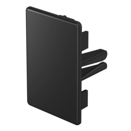 6191810 Obo WDK HE40060SW Endstück 40x60 Polyvinylchlorid tiefschwarz 9005 Produktbild front M