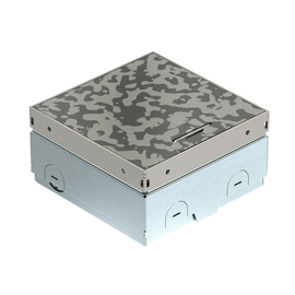 7368222 Obo UDHOME-ONE GV D2 Bodensteckdose unbestückt, Spots 140x14 Produktbild front M