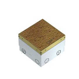 7368266 Obo UDHOME2 GM D3 Bodensteckdose unbestückt, Hammer blow 140x140x110 Produktbild front M