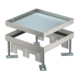 7408932 Obo RKN3 9 V SL1 16 Quadratische Kassette SL1 Blinddeckel 243x243x100 Ed Produktbild front M